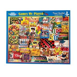 White Mountain Puzzles Games We Played 1000 Piece Jigsaw Puzzle Complete